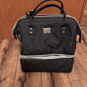 Weitars Insulated Lunch Bag with USB Charging Port – Black – Model 20050 – New